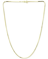 Giani Bernini Square Snake Link 24" Chain Necklace in 18k Gold-Plated Sterling Silver, Created for Macy's