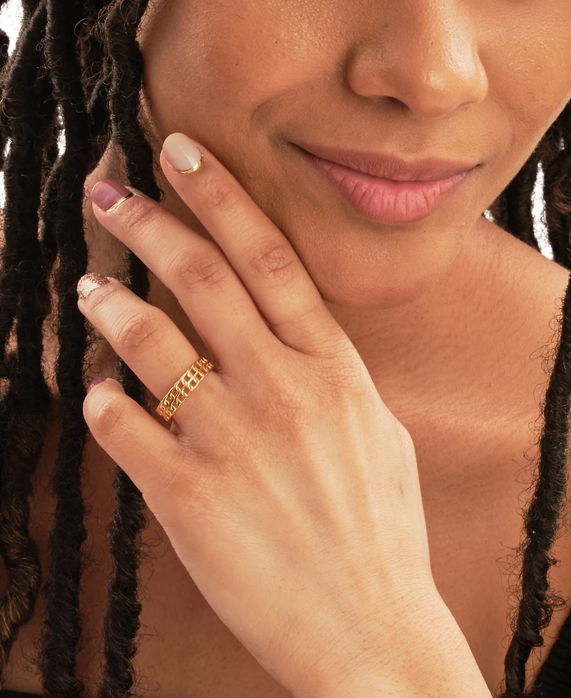 Women's 2 Row Chain Ring