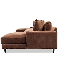 Closeout! Mariyah Fabric 3-Pc. Double Chaise, Created for Macy's