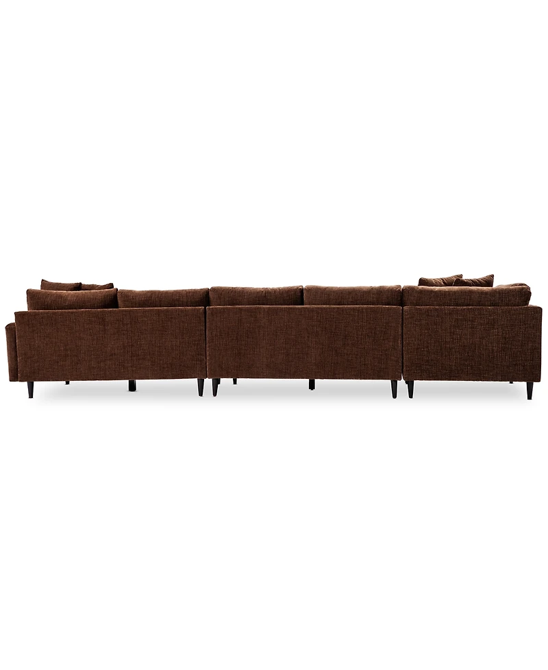 Closeout! Mariyah Fabric 4-Pc. Sectional with Sofa, Created for Macy's
