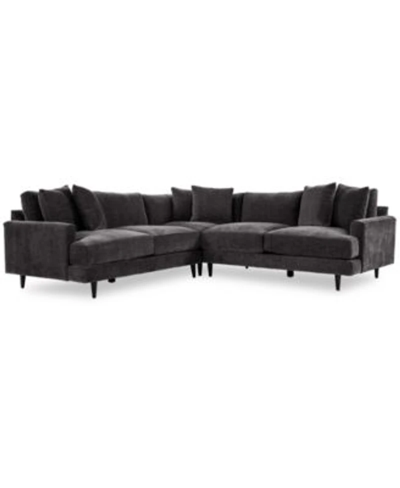 Closeout Mariyah Fabric Sectional Collection Created For Macys