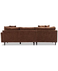 Closeout! Mariyah 3-Pc. Fabric Sectional, Created for Macy's