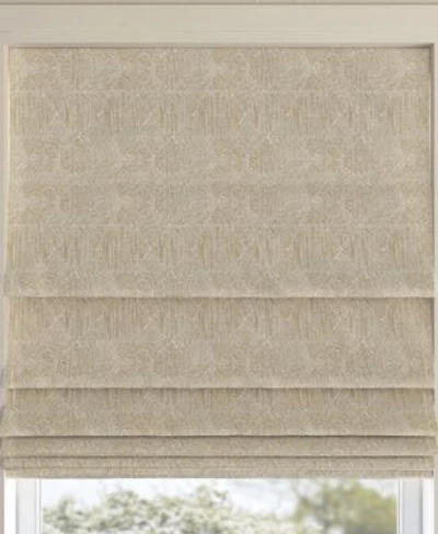 Sun Zero Talmage Tonal Geometric 100 Blackout Cordless Roman Shade