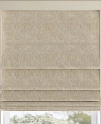 Sun Zero Talmage Tonal Geometric 100 Blackout Cordless Roman Shade