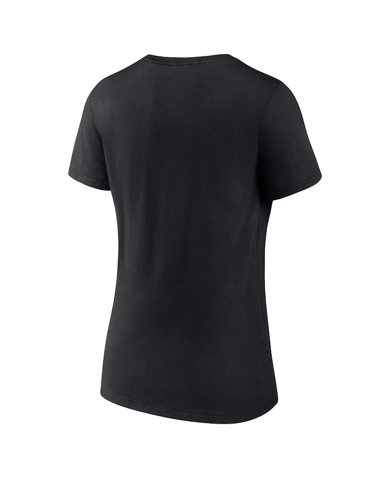 Women's Fanatics Black Chicago Bulls Hometown Collection T-shirt