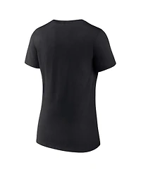 Women's Fanatics Black Chicago Bulls Hometown Collection T-shirt