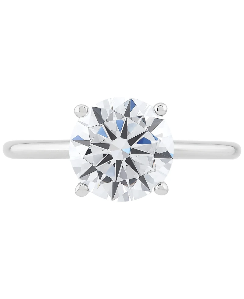 Grown With Love Igi Certified Lab Diamond Solitaire Engagement Ring (2-1/2 ct. t.w.) 14k White Gold or &