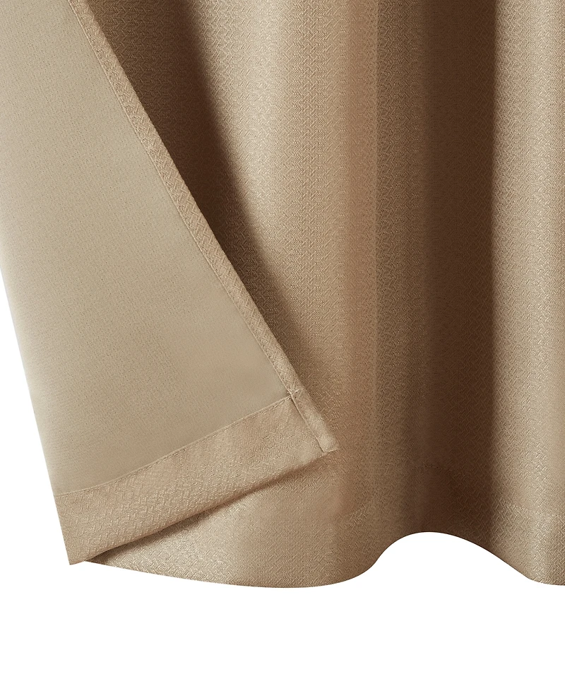 Nautica Milton Thermal Woven Room Darkening Grommet Window Curtain Panel Set, 38" x 96"