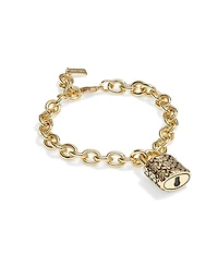 Coach Quilted Padlock Bracelet