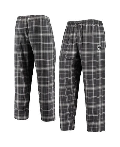 Men's Concepts Sport Charcoal, Gray Brooklyn Nets Ultimate Plaid Flannel Pajama Pants