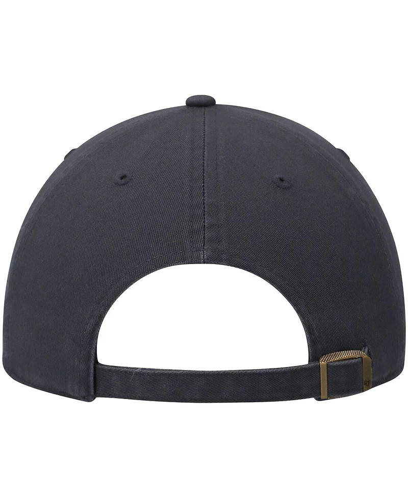Men's '47 Navy Florida Panthers Logo Clean Up Adjustable Hat