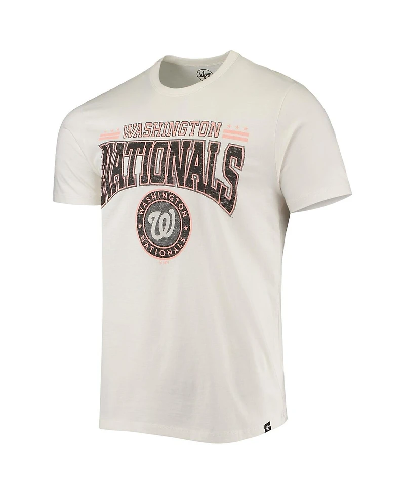 Men's '47 White Washington Nationals City Connect Elements Franklin T-shirt