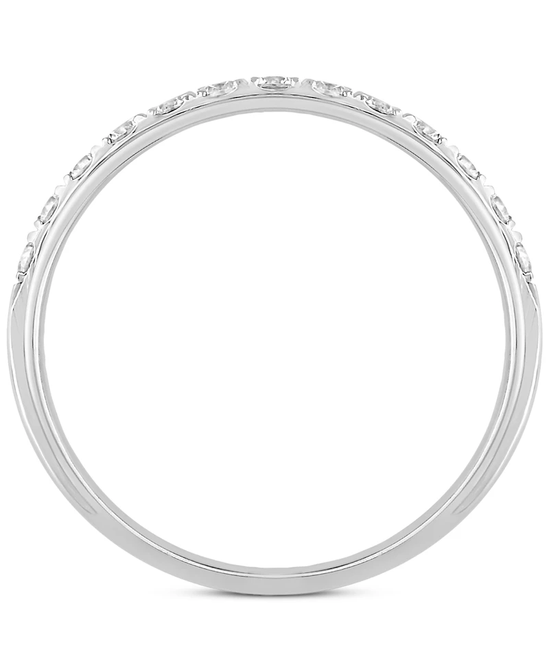 Men's Diamond Double Row Ring (1 ct. t.w.) in 10k White Gold