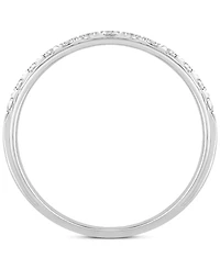 Men's Diamond Double Row Ring (1 ct. t.w.) in 10k White Gold
