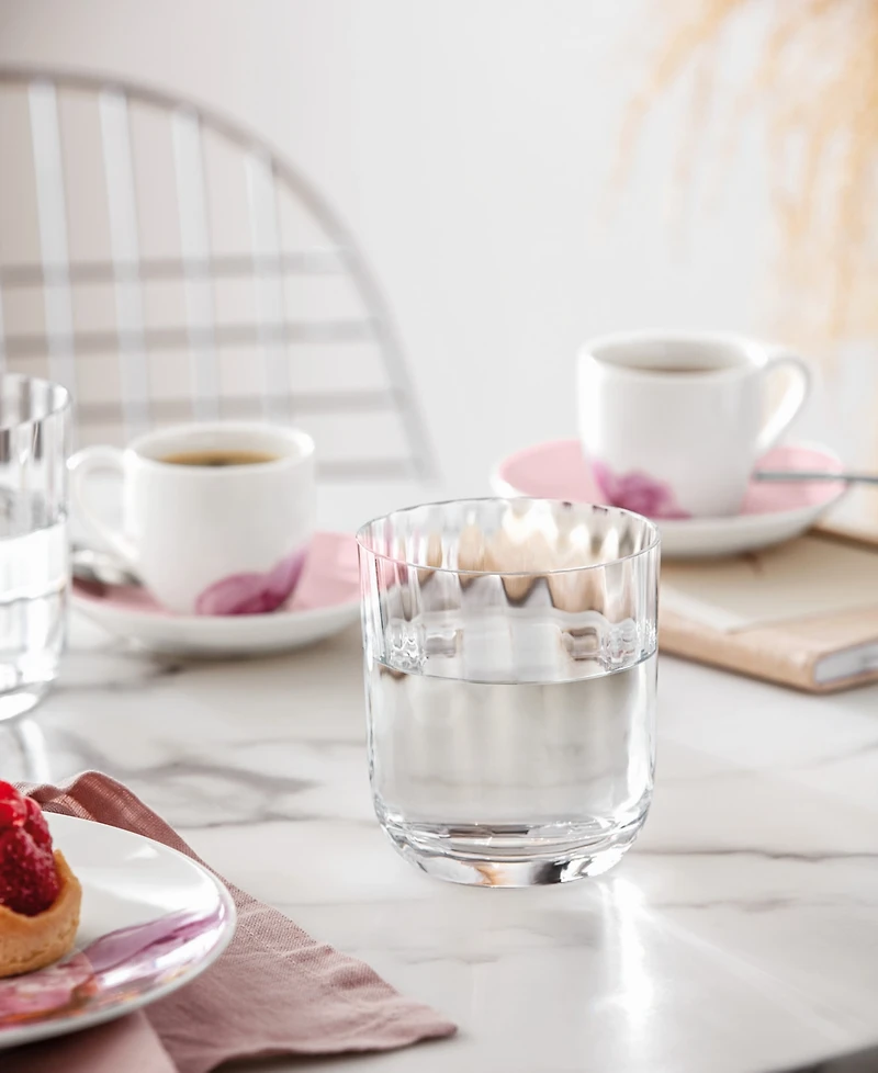 Villeroy & Boch Rose Garden Double Old Fashioned Glass, Set of 4