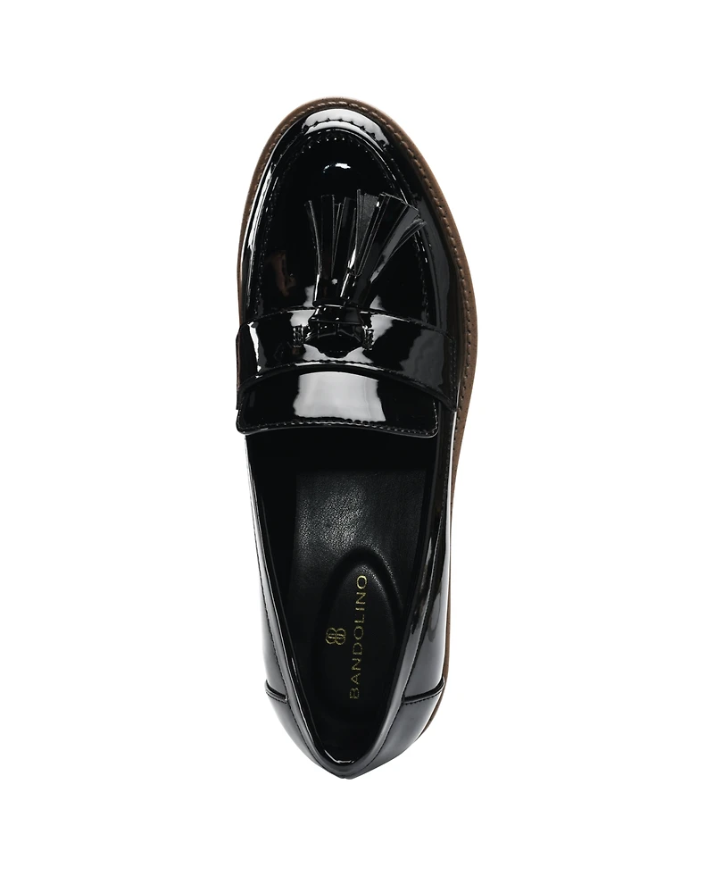 Bandolino Women's Fillup Lug Sole Tassel Loafers
