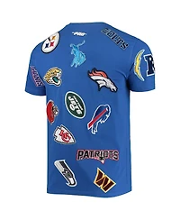 Men's Pro Standard Royal Nfl League Wordmark T-shirt