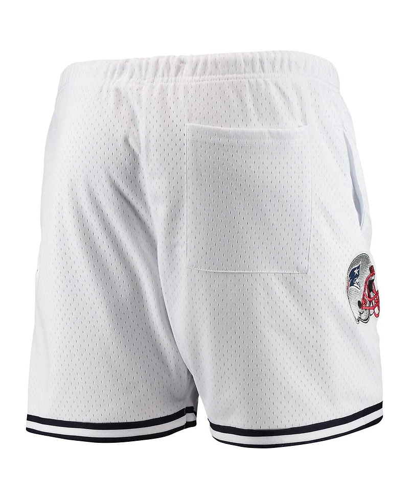 Men's Pro Standard White New England Patriots Mesh Shorts