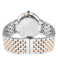 Gevril Women's Genoa Swiss Quartz Two-Tone Stainless Steel Bracelet Watch 36mm