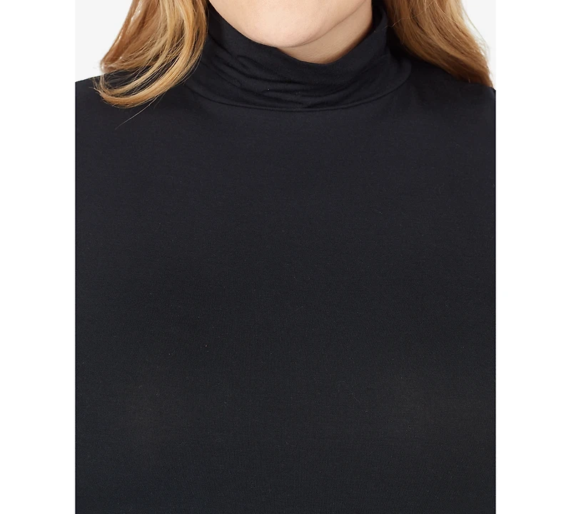 Cuddl Duds Plus Size Softwear with Stretch Turtleneck