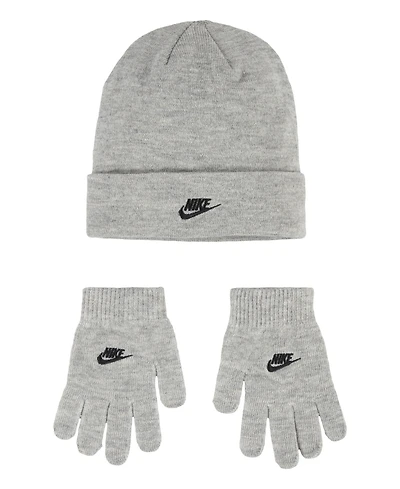 Nike Toddler Boys Club Beanie and Gloves, Set of 2