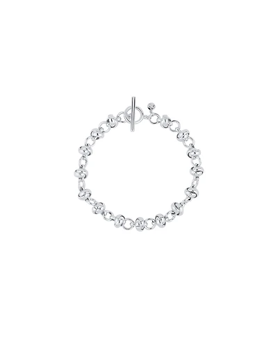 And Now This Circle Link Toggle Bracelet
