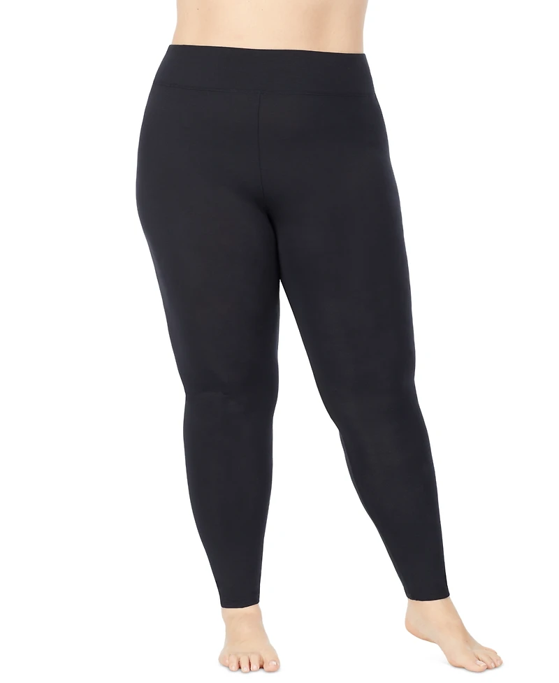 Cuddl Duds Plus Softwear with Stretch High-Waist Leggings