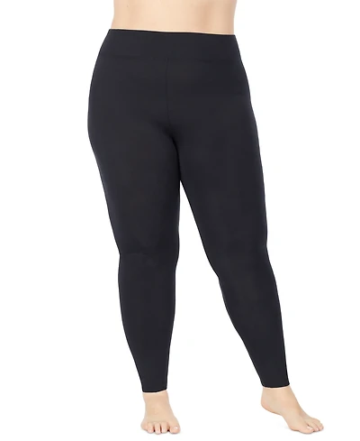 Cuddl Duds Plus Softwear with Stretch High-Waist Leggings
