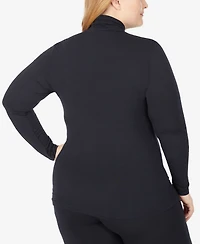 Cuddl Duds Plus Size Softwear with Stretch Turtleneck