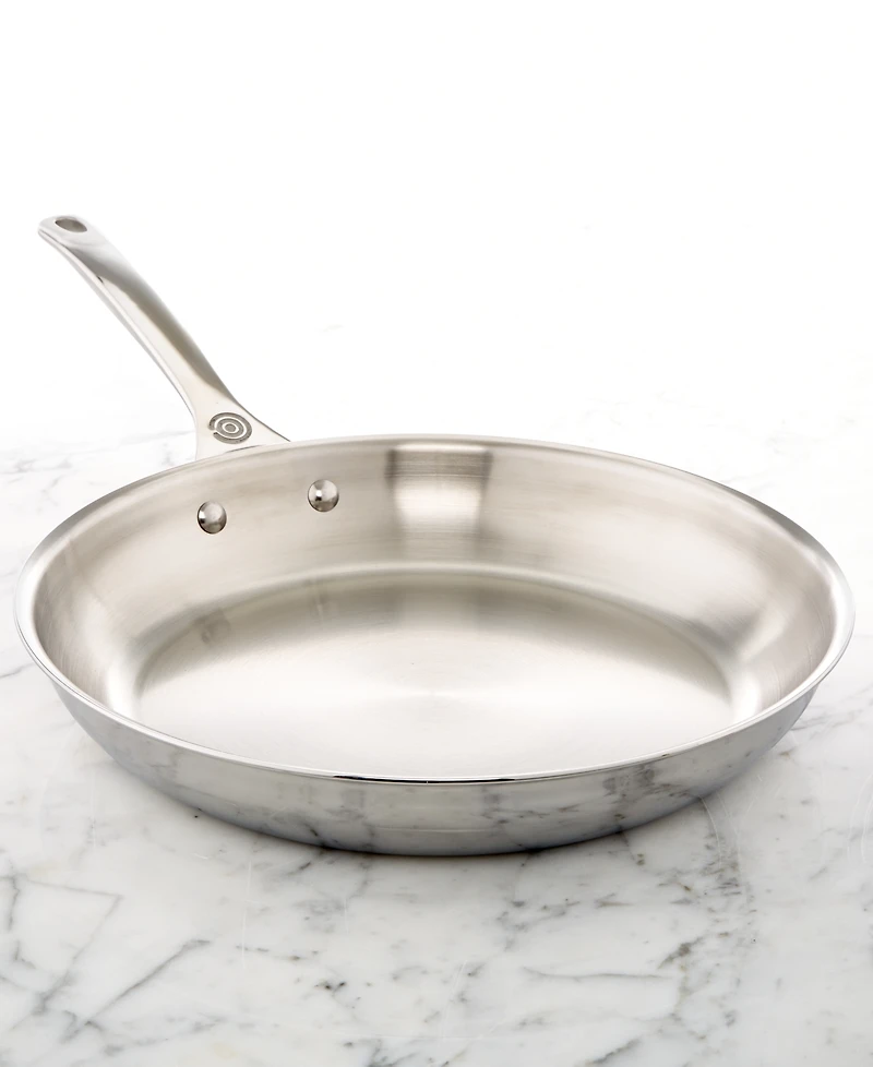 Le Creuset 12" 3-Ply Stainless Steel Frying Pan with Aluminum Core