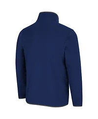 Men's Colosseum Navy Auburn Tigers Rebound Snap Pullover Jacket