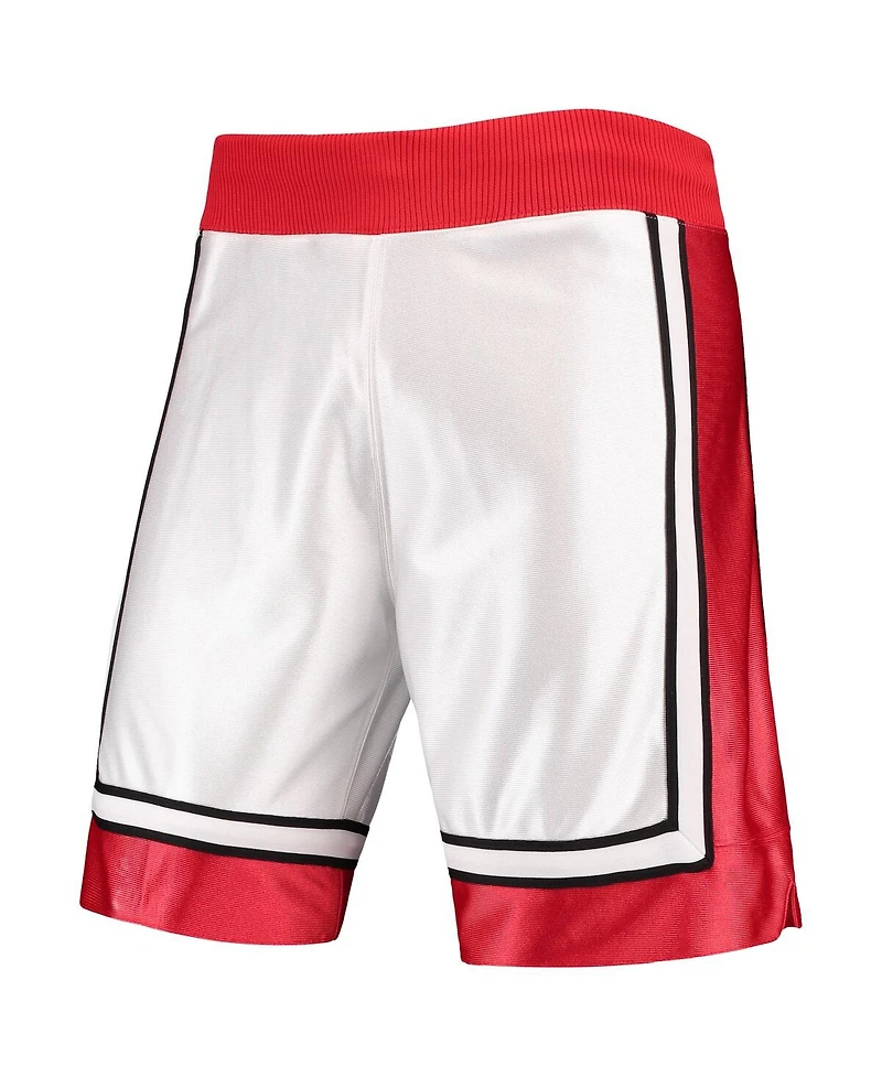 Men's Mitchell & Ness 1989-90 Basketball White Unlv Rebels Authentic Throwback College Shorts