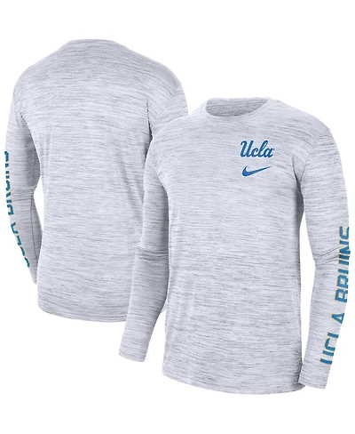Men's Nike White Ucla Bruins Velocity Legend Team Performance Long Sleeve T-shirt