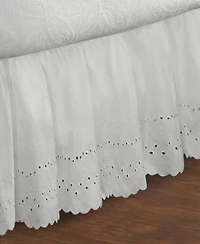 Fresh Ideas Ruffled Eyelet 14 Drop Bedskirts