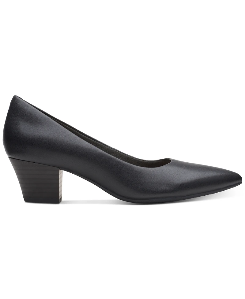 Clarks Women's Teresa Step Block-Heel Comfort Pumps