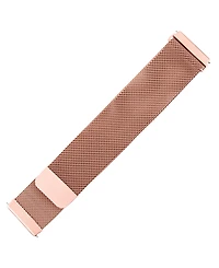 WITHit Rose Gold-Tone Stainless Steel Mesh Band designed for Fitbit Charge 2