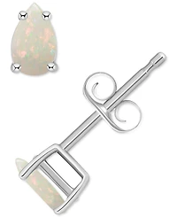 Opal Pear Stud Earrings (1/4 ct. t.w.) 14k Gold