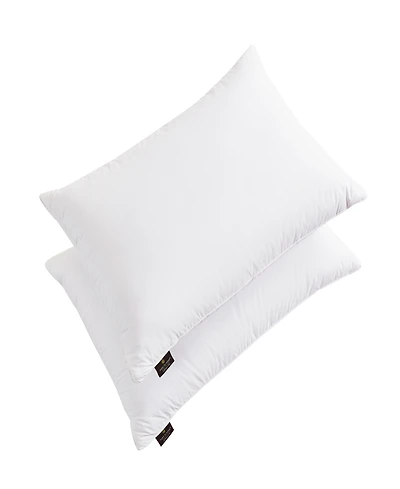 Farm to Home Softy-Around White Feather & Down Cotton 2-Pack Pillow, Standard/Queen