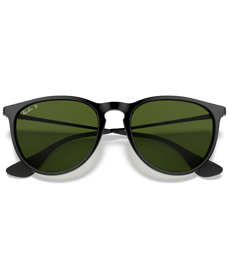 Ray-Ban Unisex Polarized Erika Sunglasses, RB4171F Low Bridge Fit