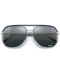 Ray-Ban Unisex Polarized Sunglasses, RB2198 Bill Chromance