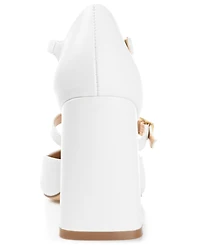 Journee Collection Women's Isadorah Double Strap Heels