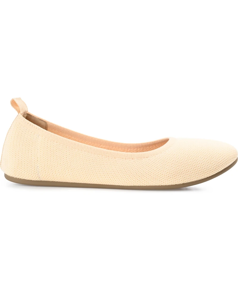 Journee Collection Women's Jersie Knit Flats