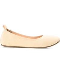 Journee Collection Women's Jersie Knit Flats