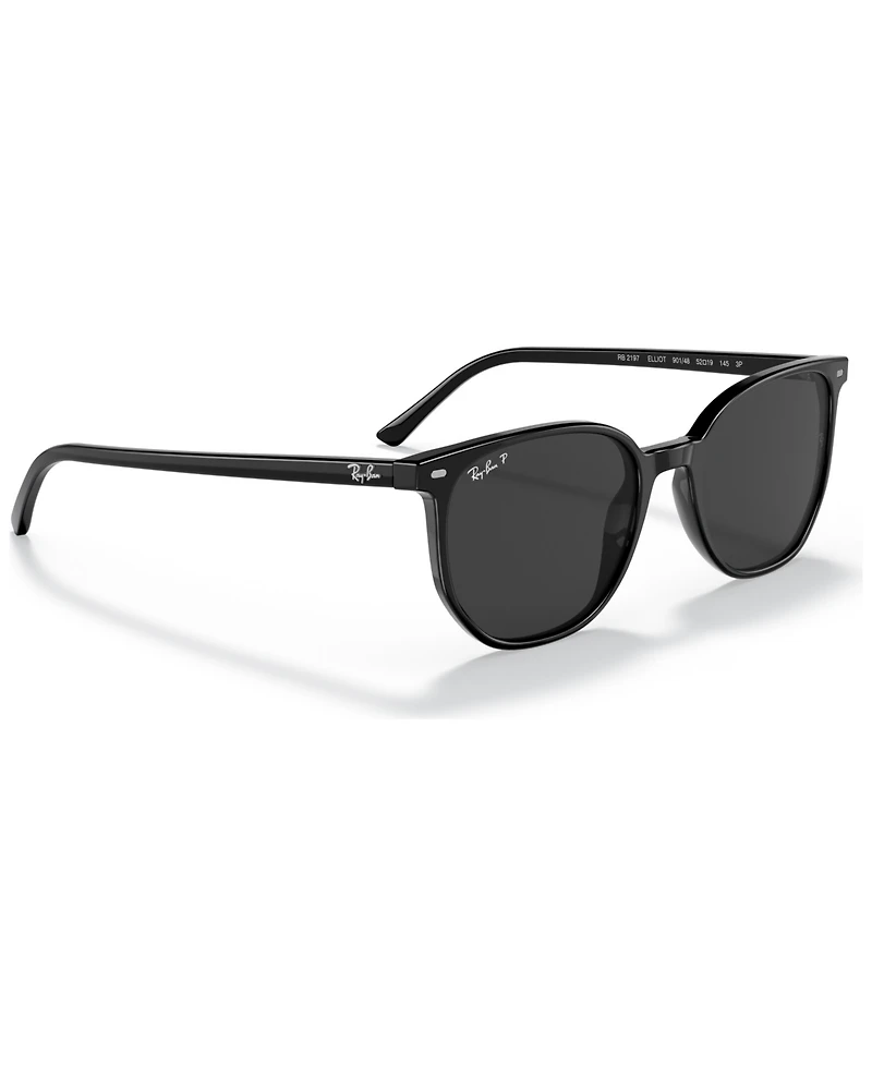 Ray-Ban Unisex Polarized Sunglasses, RB2197 Elliot 52