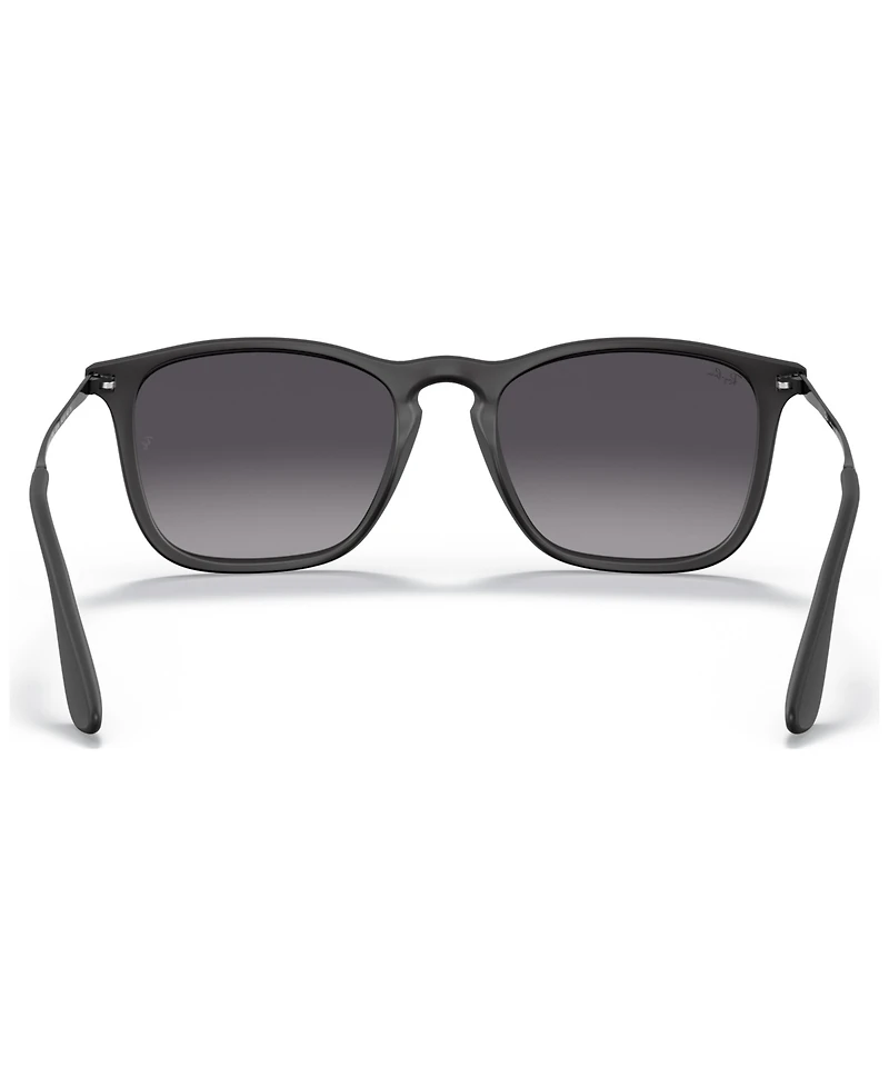 Ray-Ban Unisex Low Bridge Fit Sunglasses, RB4187F Chris 54
