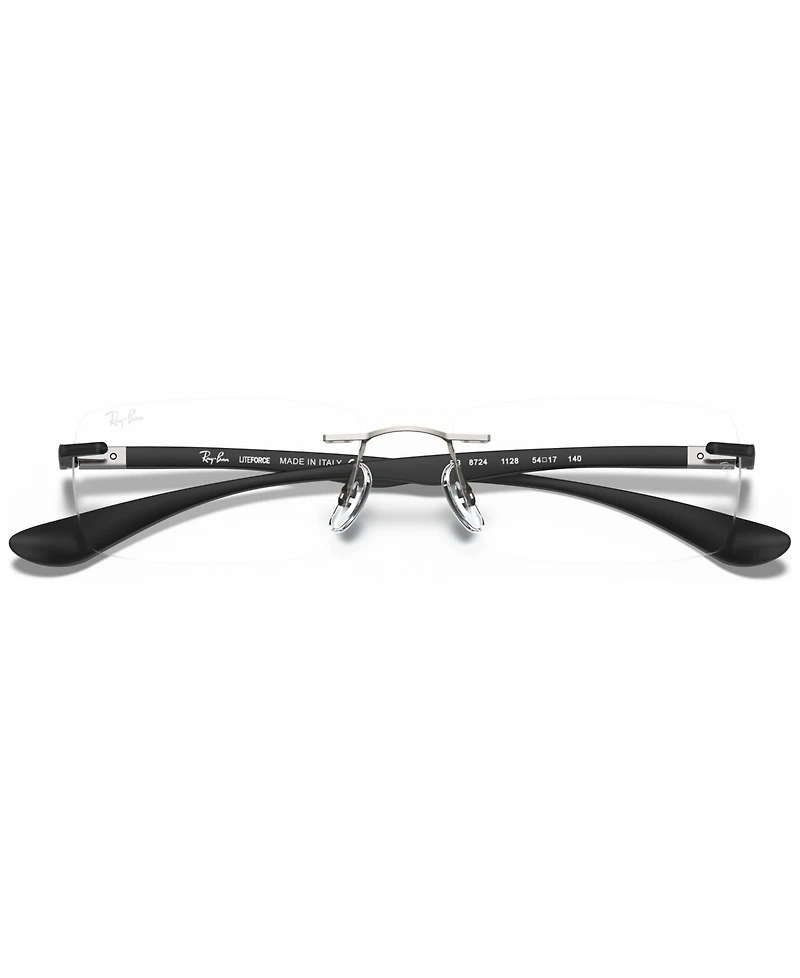 Ray-Ban RX8724 Unisex Rectangle Eyeglasses