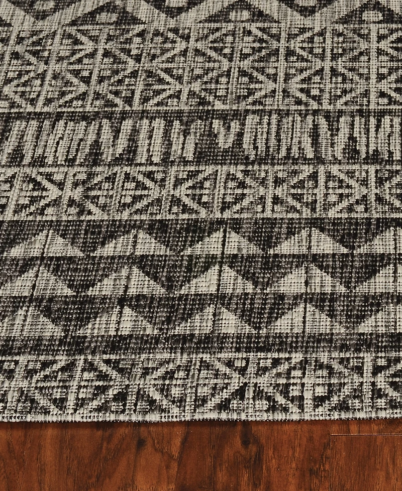 Kas Provo 7'10" x 7'10" Round Outdoor Area Rug