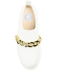 Journee Collection Women's Sheah Chain Loafers