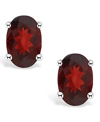 Garnet (1-1/6 ct. t.w.) Stud Earrings 14K Yellow Gold or White