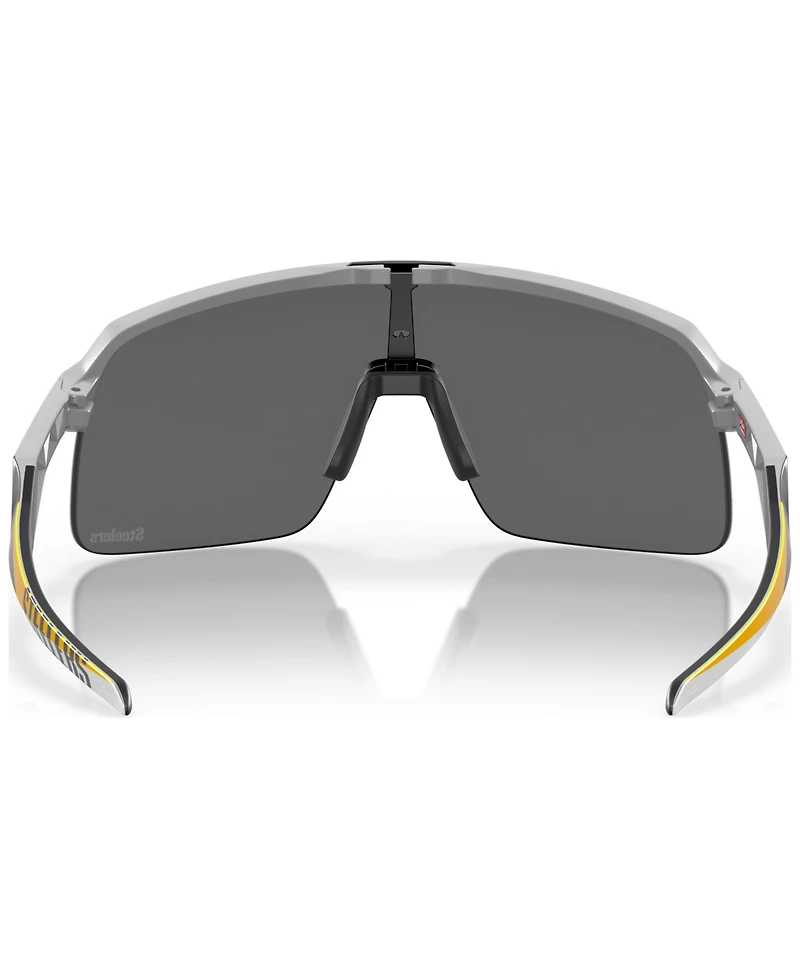 Oakley Men's Pittsburgh Steelers Sutro Lite Sunglasses, Nfl Collection OO9463-3739